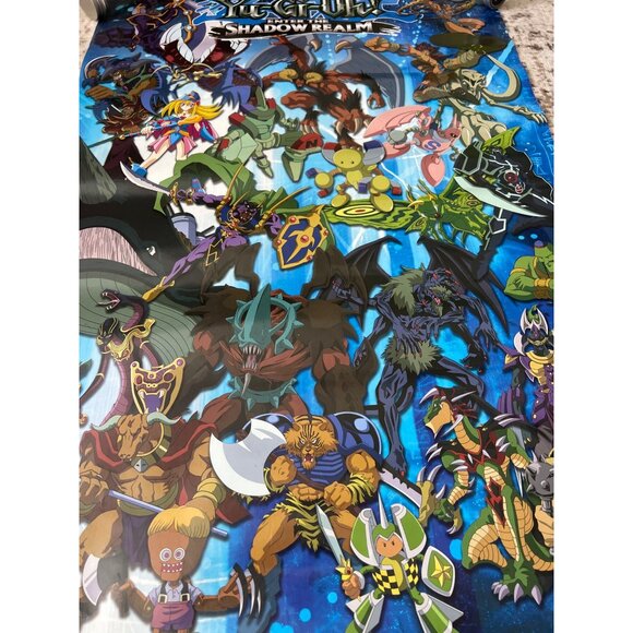 Vintage Yu-Gi-Oh! Enter The Shadow Realm 1996 Poster By Kazuki Takahashi - Picture 3 of 4